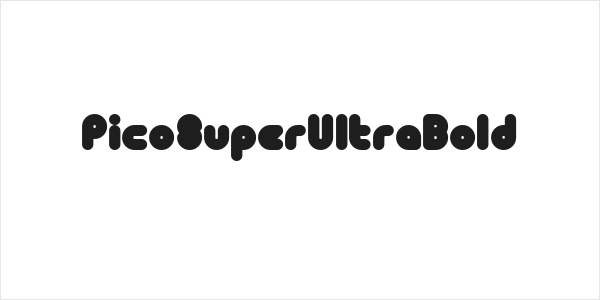 PicoSuperUltraBold Logo