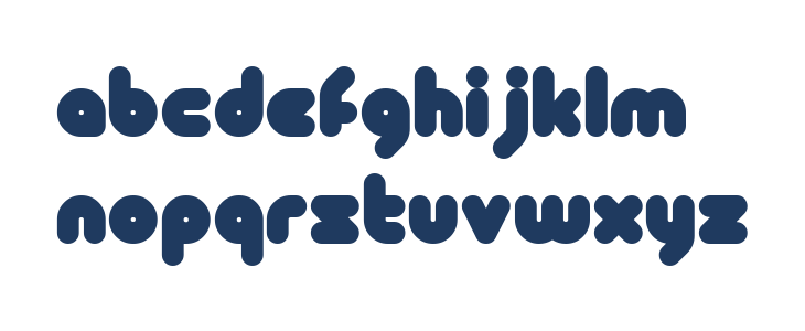 PicoSuperUltraBold Lowercase