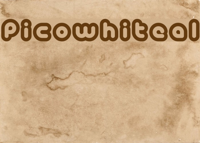 PicoWhiteAl Example 2