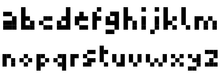 Picopixel Font LOWERCASE