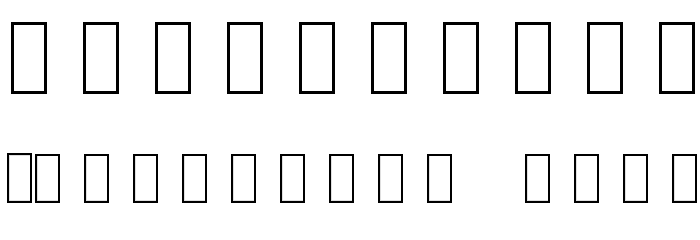 Pict-Animos Font OTHER CHARS
