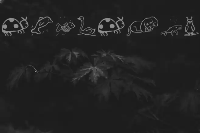 Pict-Animos Font examples