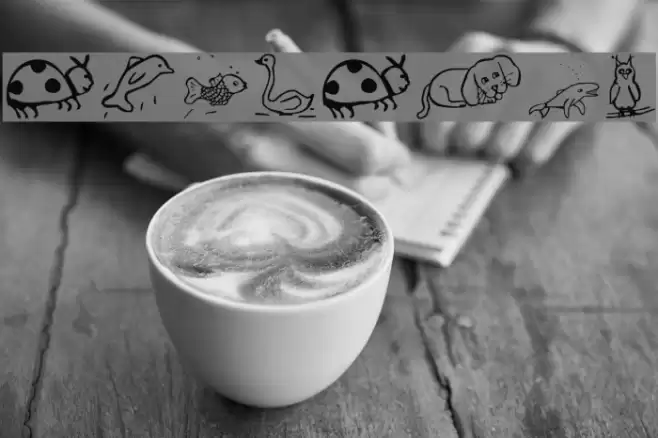 Pict-Animos Font examples