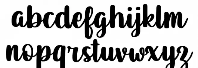 Pictagram خط أحرف صغيرة