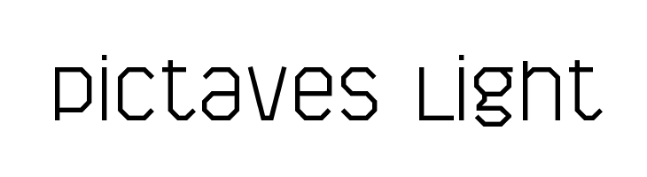 Pictaves Light Font