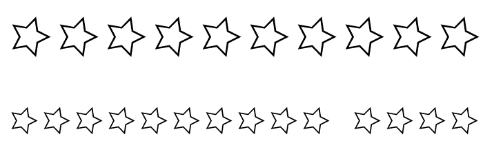 Picto Glyphs Font OTHER CHARS