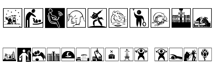 PictoGramma-Sketches Font OTHER CHARS