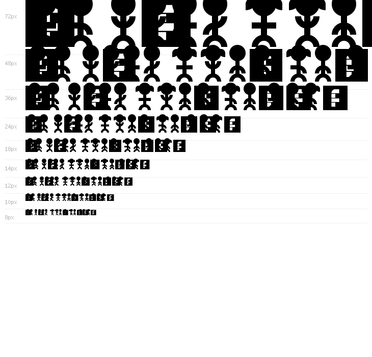 PictoPeeps Regular Waterfall