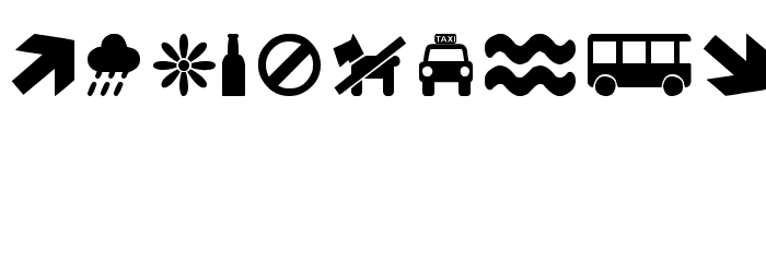 Pictogramz Font OTHER CHARS