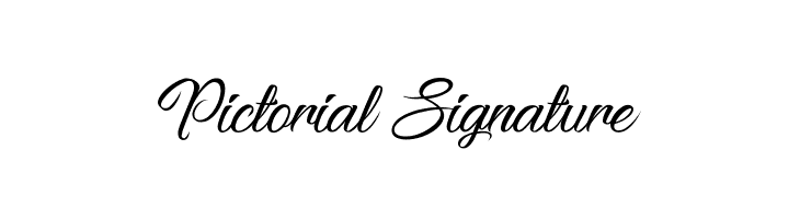 Pictorial Signature  नि: शुल्क फ़ॉन्ट्स डाउनलोड