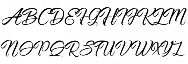 Pictorial Signature Schriftart Groß