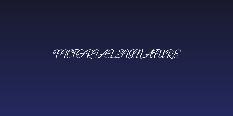 Pictorial Signature Social Header
