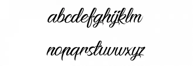 Pictorial Signature Fuentes MINÚSCULAS