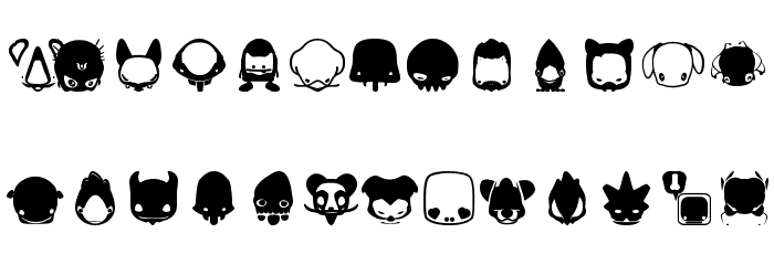 Pictoserie 2 Font LOWERCASE