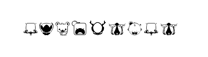 Pictoserie 6 Font