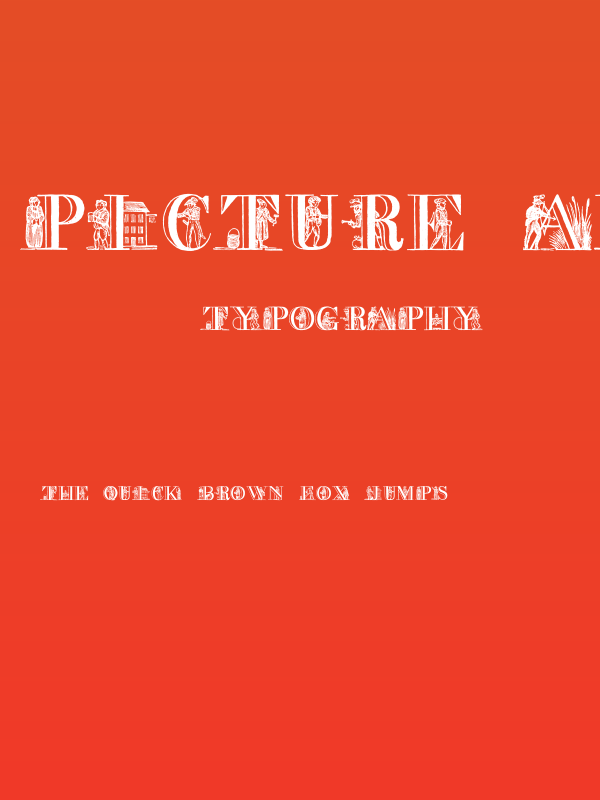 Picture Alphabet Poster