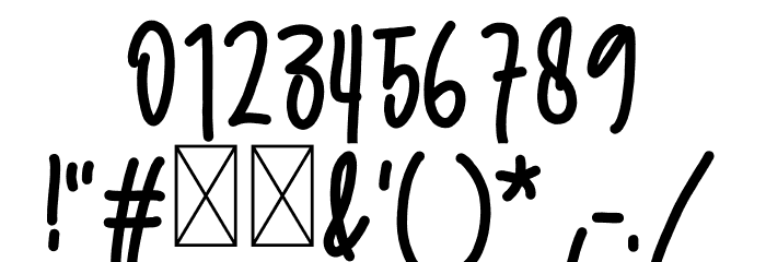 Picture Book Font OTHER CHARS