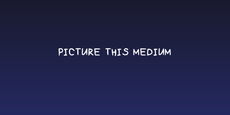 Picture This Medium Social Header