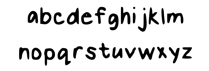 Picture This Medium Font LOWERCASE