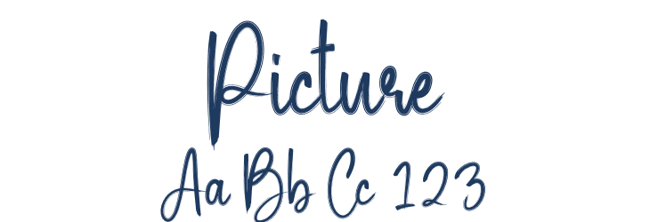 Picture Font Preview