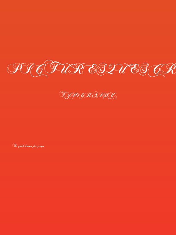 PicturesqueScript Poster