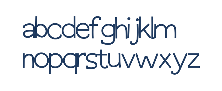 Picturesque Lowercase