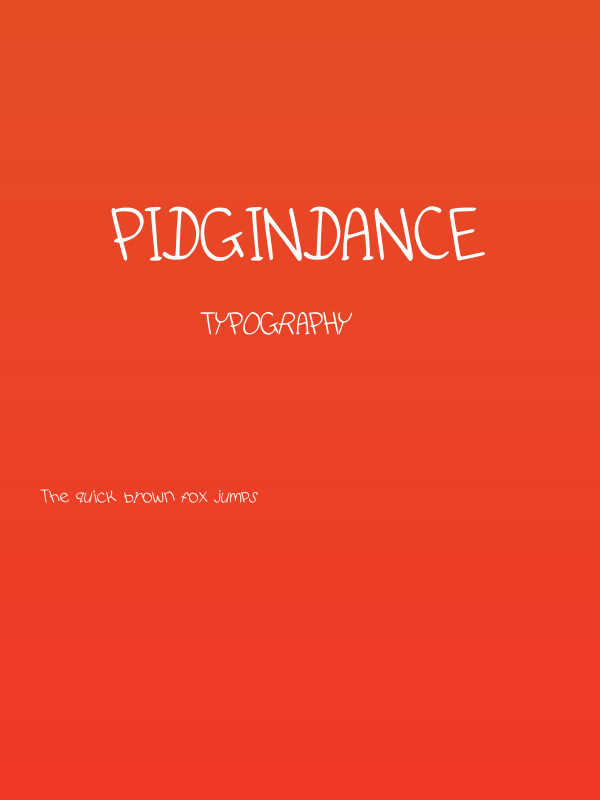 PidginDance Poster
