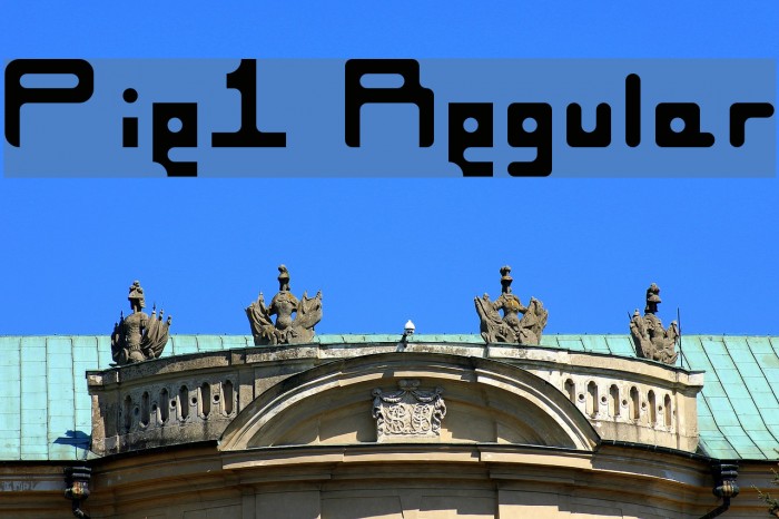 Pie1 Regular Font examples