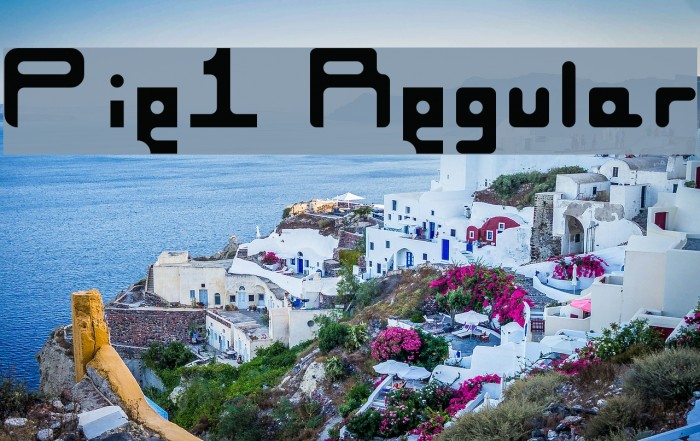 Pie1 Regular Font examples