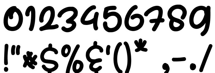 Piece of Cake Font OTHER CHARS