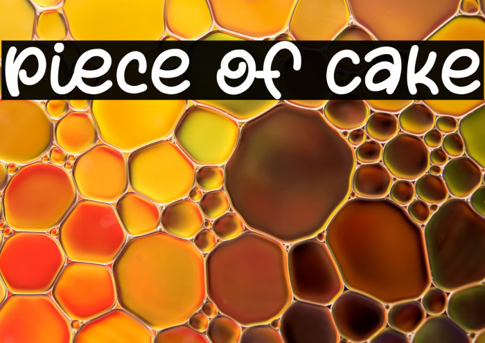 Piece of Cake Example 2