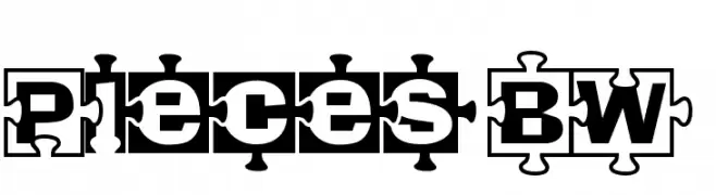 Pieces BW  नि: शुल्क फ़ॉन्ट्स डाउनलोड