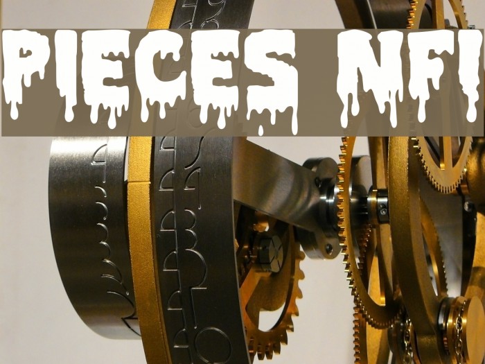 Pieces NFI Font examples