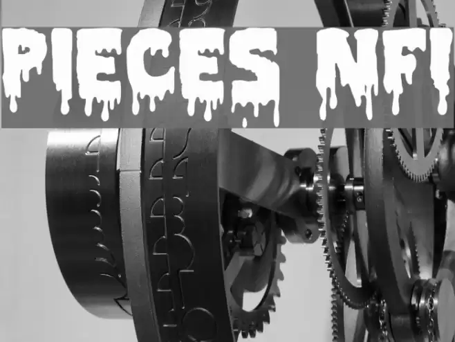 Pieces NFI Font examples