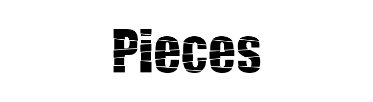 Pieces Font