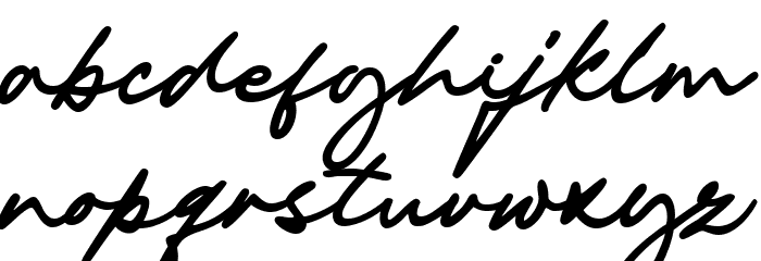 Piedmont Font LOWERCASE
