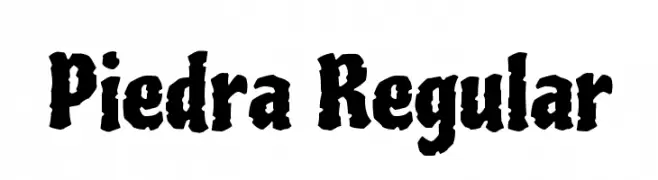 Piedra Regular  لخطوط تنزيل