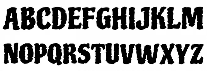Piedra Regular Schriftart Groß