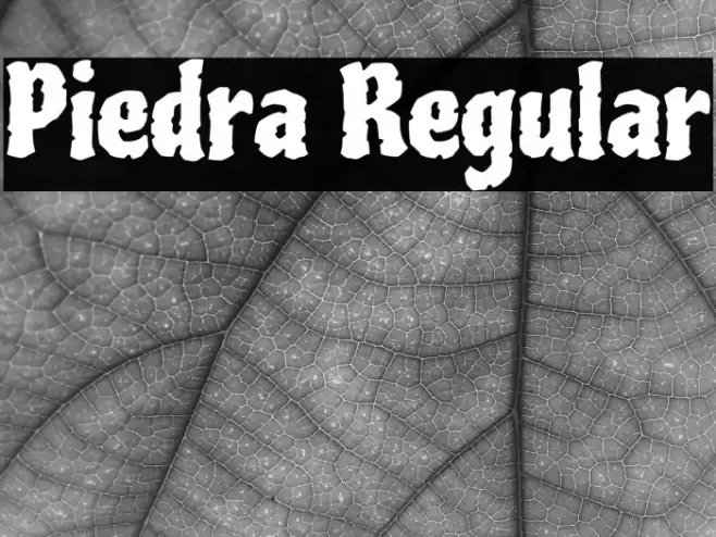 Piedra Regular Fuentes examples