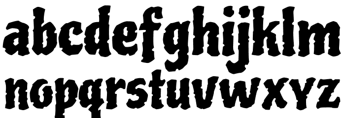 Piedra Regular Font LOWERCASE