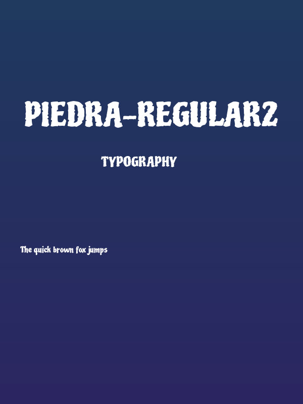 Piedra-Regular2 Poster