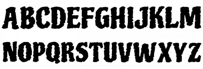 Piedra Regular Schriftart Groß