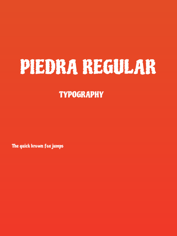 Piedra Regular Poster