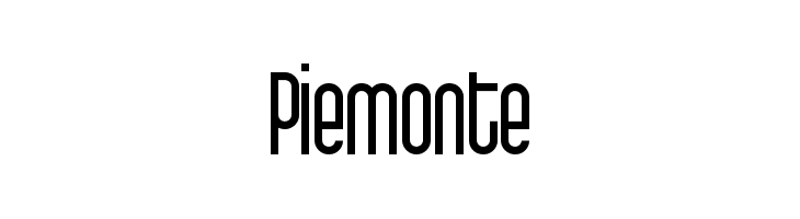 Piemonte  नि: शुल्क फ़ॉन्ट्स डाउनलोड