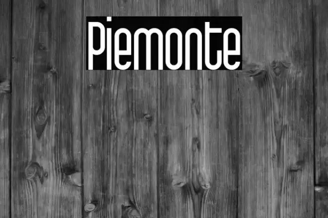 Piemonte Font examples