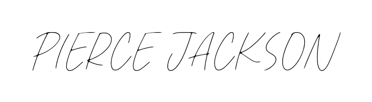 Pierce Jackson  Frei Schriftart Herunterladen