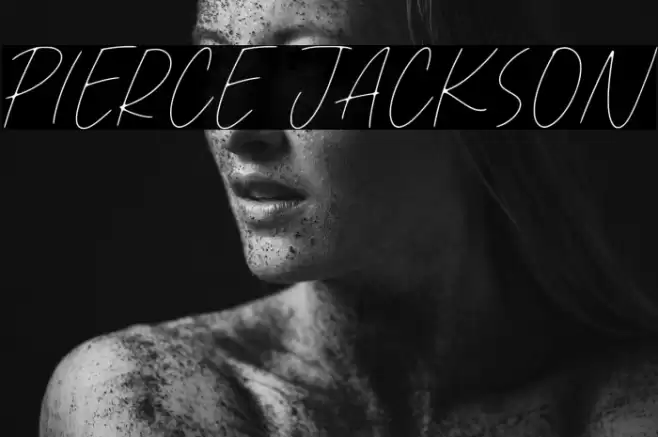 Pierce Jackson Font examples