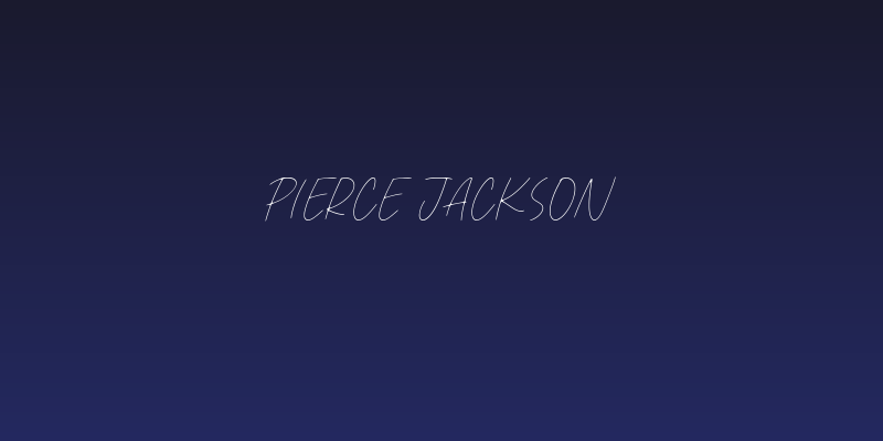 Pierce Jackson Social Header