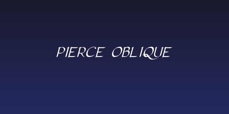 Pierce Oblique Social Header