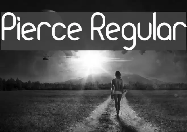 Pierce Regular Font examples